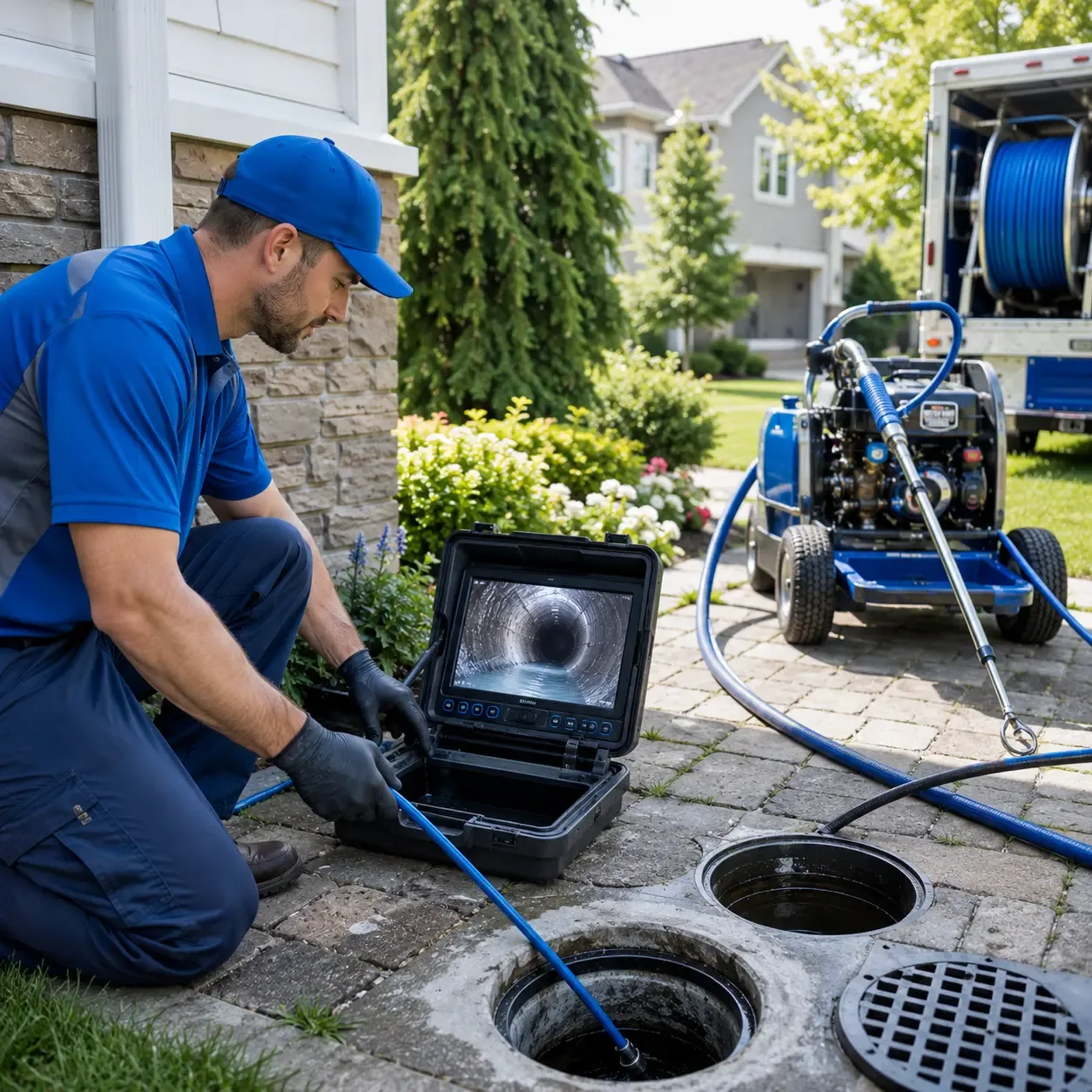 Outdoor drain cleaning professionals serving Dexter, NY